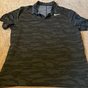Digital camo Nike golf polo